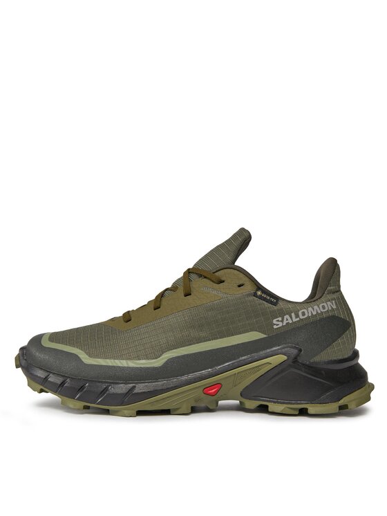 Salomon Salomon Skriešanas apavi Alphacross 5 Gtx GORE-TEX 473103 29 W0 Zaļš