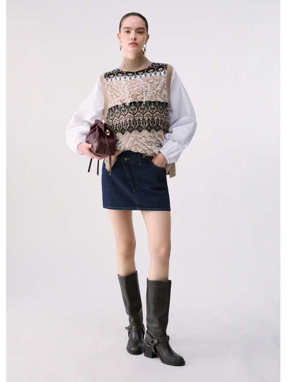 Liu Jo Liu Jo Maglione WF6105MA44SL9611 Beige Regular Fit