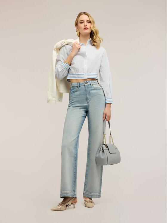 Motivi Motivi Camicia 5026Q000931N0S1 Turchese Regular Fit