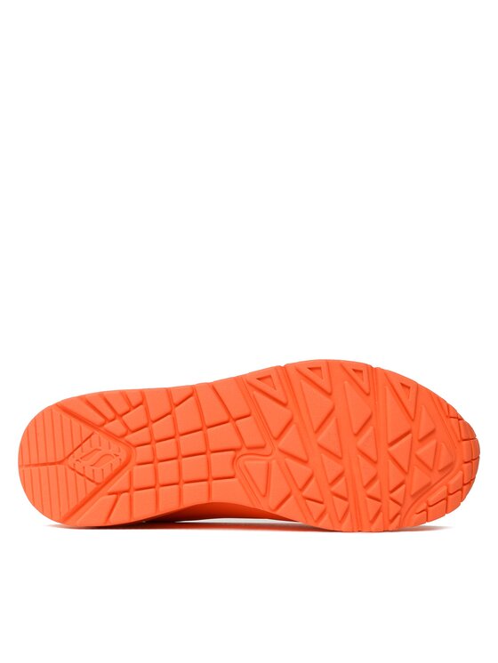Skechers Skechers Sneakersy Uno Night Shades 73667/ORG Pomarańczowy