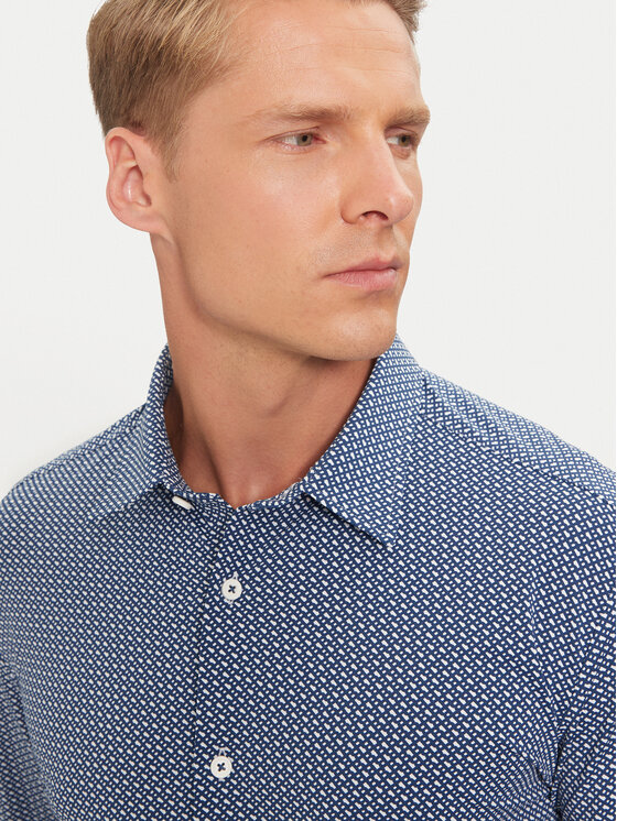 BOSS Boss Koszula Roan 50522091 Niebieski Slim Fit