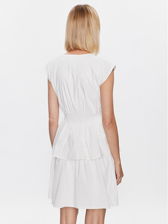 DKNY DKNY Kasdieninė suknelė DD3B0501 Balta Regular Fit