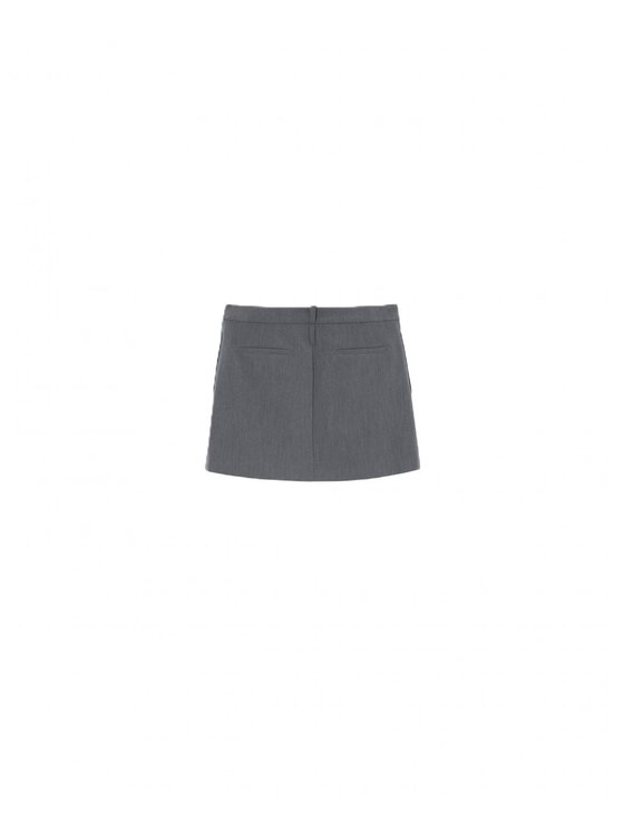 PINKO PINKO Φούστα midi Giudici donna fluido Γκρι Regular Fit