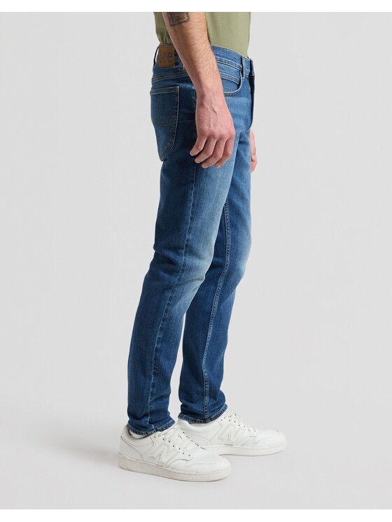 Lee Lee Jeansy LUKE Niebieski Slim Fit
