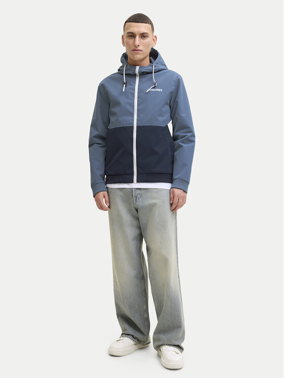 Jack & Jones Jack & Jones Demisezoninė striukė Rush Hood 12200208 Tamsiai mėlyna Regular Fit