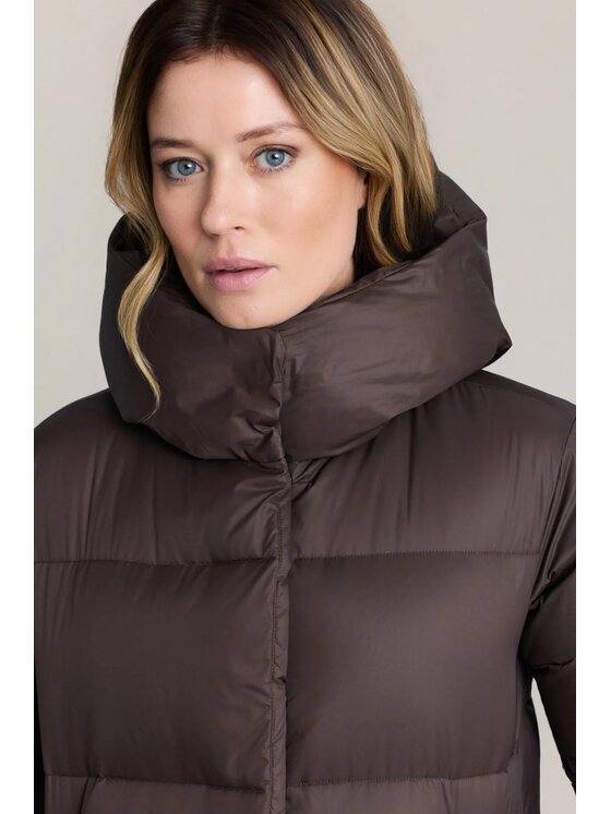 Lancerto Lancerto Kurtka puchowa Amaranta KU135226000004 Brązowy Regular Fit