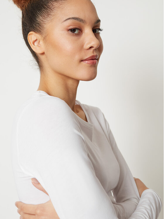 Skiny Skiny Tričko 80786 Biela Slim Fit