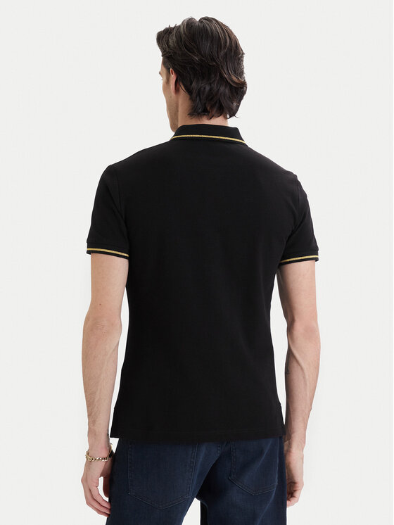 Versace Jeans Couture Versace Jeans Couture Polo 80GAGT05 CJ01T Czarny Regular Fit