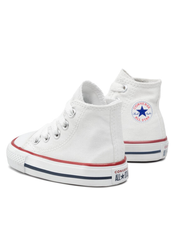 Converse Converse Modne superge Chuck Taylor All Star Hi 7J253C Bela