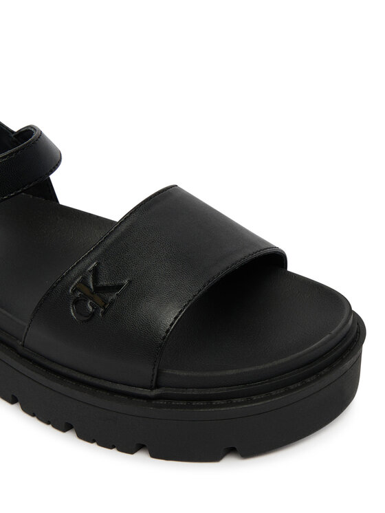 Calvin Klein Calvin Klein Szandál Velcro Sandal V3A2-83255-0326 Fekete