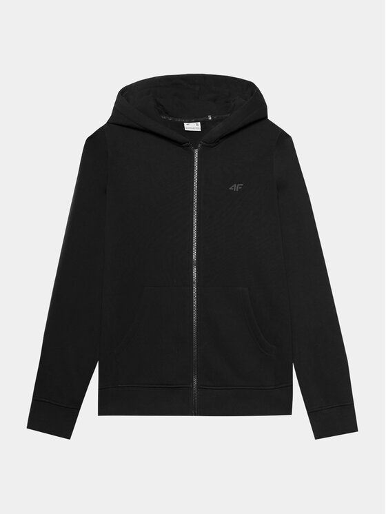 4F 4F Μπλούζα 4FWSS24TSWSF0956 Μαύρο Regular Fit
