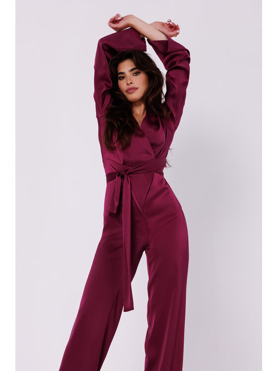 Makover Makover Overal K171 Bordová Modern Fit