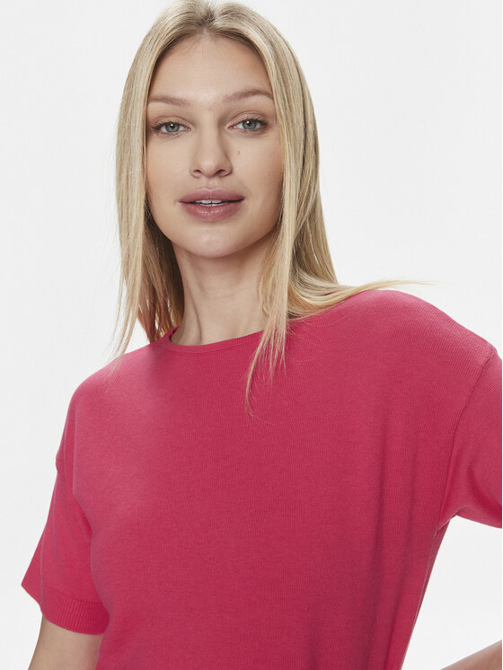 United Colors Of Benetton United Colors Of Benetton T-shirt 103CD102M Ružičasta Regular Fit
