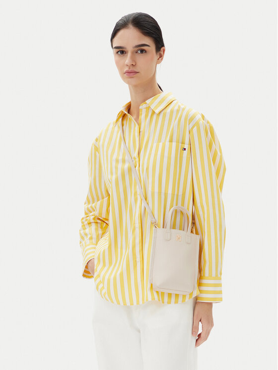 Tommy Hilfiger Tommy Hilfiger Taška na telefón Th Distinct Phone Pouch AW0AW17402 Béžová