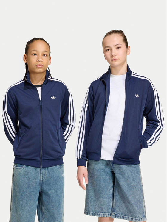 adidas adidas Pulóver Firebird Loose Track Top HZ6648 Sötétkék Regular Fit