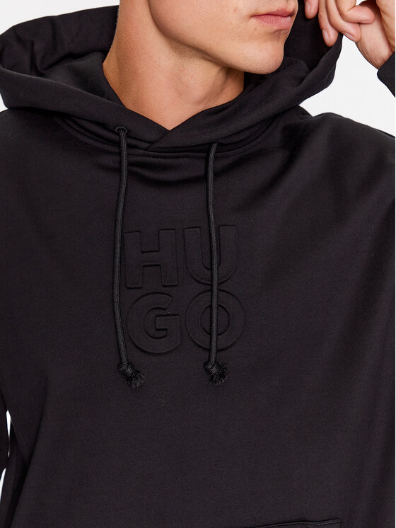 HUGO Hugo Felpa Dokras 50496651 Nero Relaxed Fit