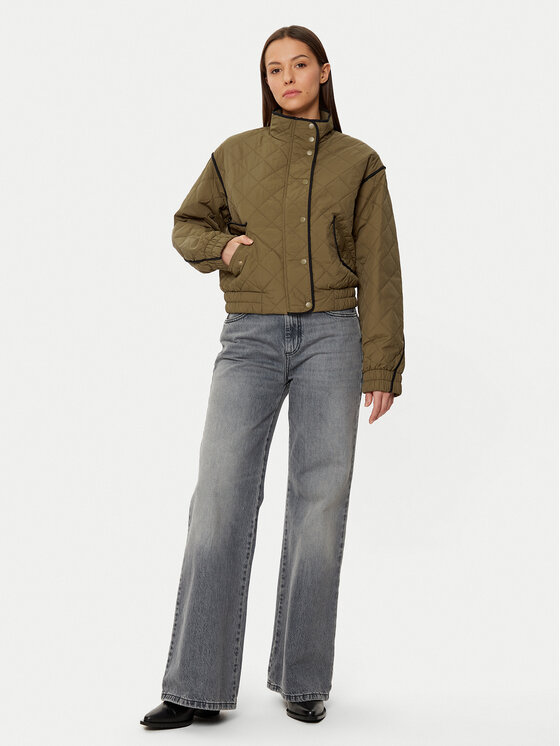 Vero Moda Vero Moda Μπόμπερ μπουφάν Vilma 10320615 Χακί Relaxed Fit