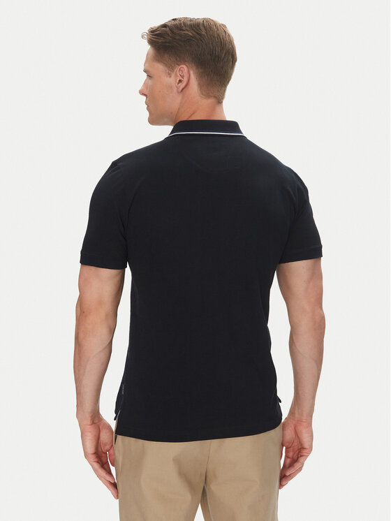 Pierre Cardin Pierre Cardin Тениска с яка и копчета C5 21374.2112 Тъмносин Regular Fit