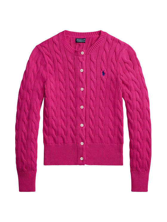 Polo Ralph Lauren Polo Ralph Lauren Kardigán 211971868509 Rózsaszín Slim Fit