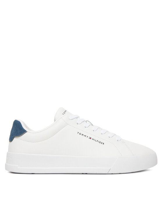 Tommy Hilfiger Tommy Hilfiger Снікерcи Th Court Lth Detail Ess FM0FM05367 Білий