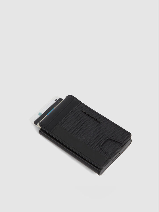 Piquadro Piquadro Pouzdro na kreditní karty 13610 Černá