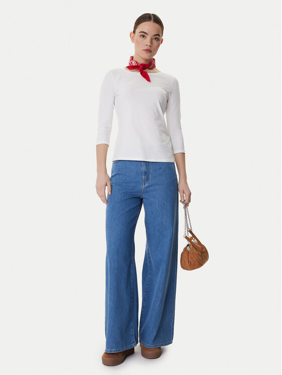 Weekend Max Mara Weekend Max Mara Halenka Multia 2615971011 Bílá Regular Fit