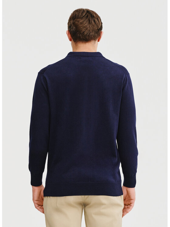 Pako Lorente Pako Lorente Sweter P25SF-2X-006 Granatowy Classic Fit