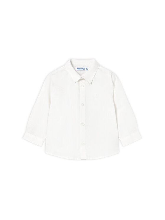 Mayoral Mayoral Camicia 124 Bianco Regular Fit