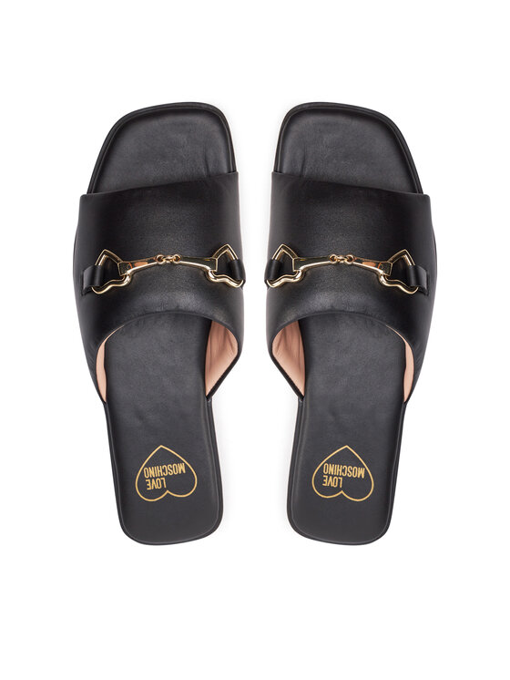 LOVE MOSCHINO LOVE MOSCHINO Şlapi JA28382G0IIA0000 Negru