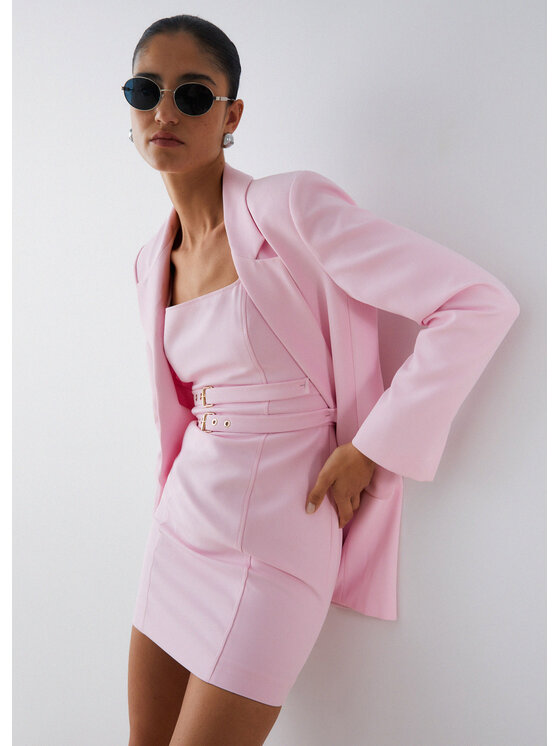 Liu Jo Liu Jo Sukienka wieczorowa CA6223T2200P9634 Różowy Slim Fit