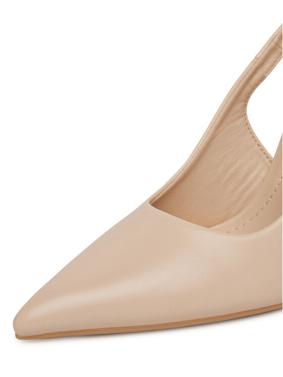 DeeZee DeeZee Pantofi cu toc subțire 6-705-8 Bej