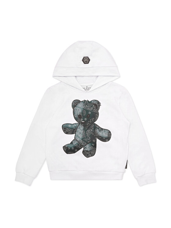 PHILIPP PLEIN PHILIPP PLEIN Bluza 20445 Biały Regular Fit