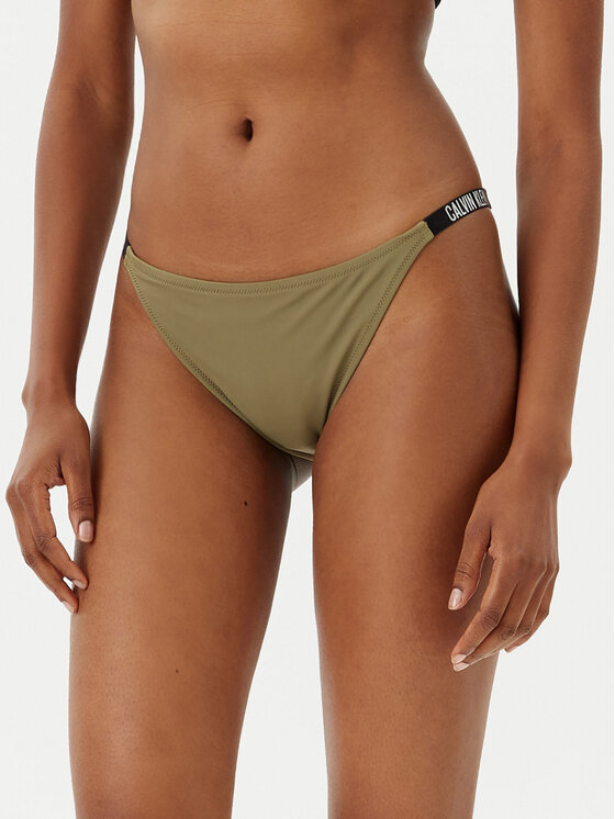 Bikini-Unterteil Calvin Klein Swimwear, Größe L Grün KW0KW02891