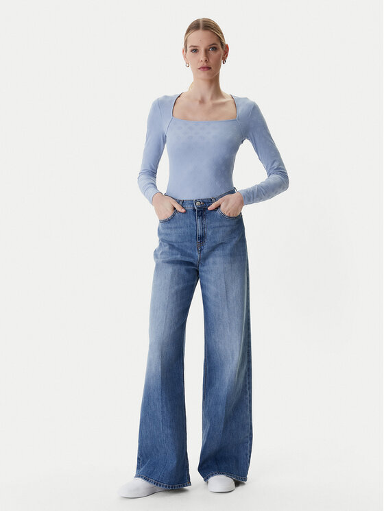 Guess Guess Blūze W6RP45 KA660 Zils Regular Fit