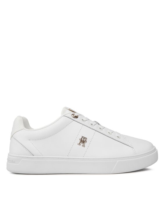 Tommy Hilfiger Tommy Hilfiger Sneakers Essential Elevated Court Sneaker FW0FW07685 Weiß