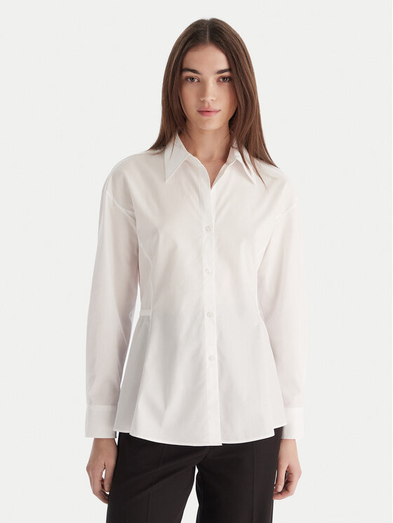 HUGO Cămașă Etnaa 50548428 Alb Regular Fit