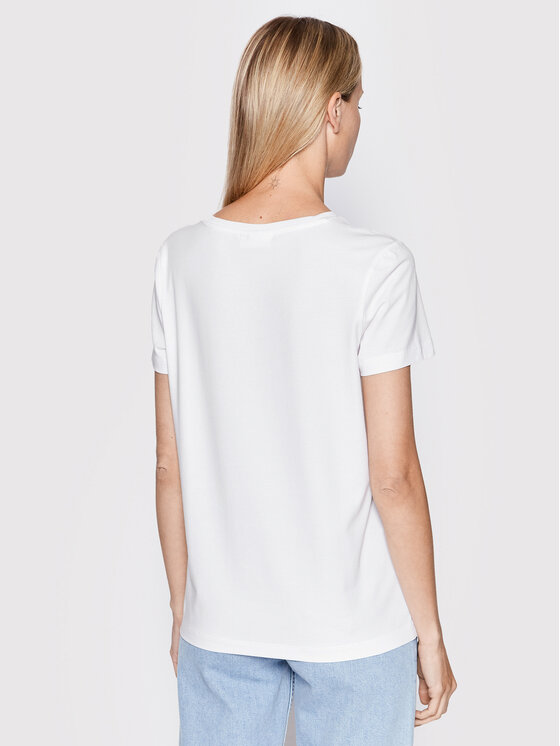 Lacoste Lacoste T-Shirt TF0224 Biały Regular Fit