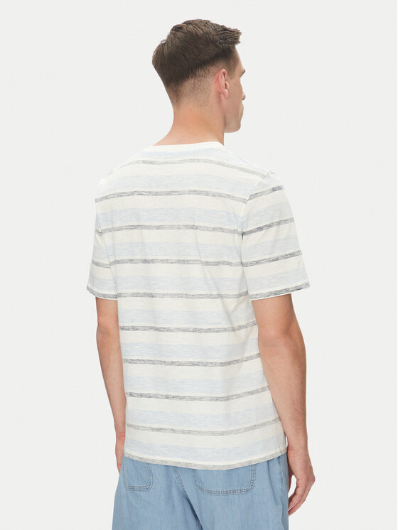 Jack & Jones Jack & Jones Тишърт Birk 12268437 Кремав Standard Fit