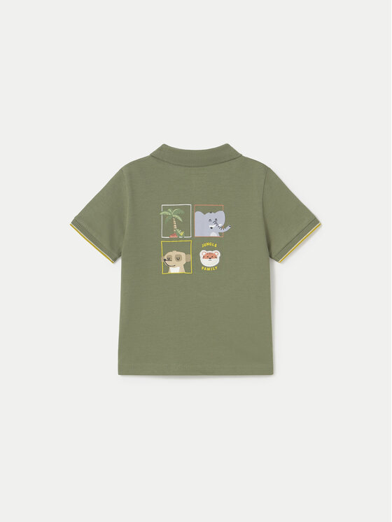 Mayoral Mayoral Polo 1108 Verde Regular Fit