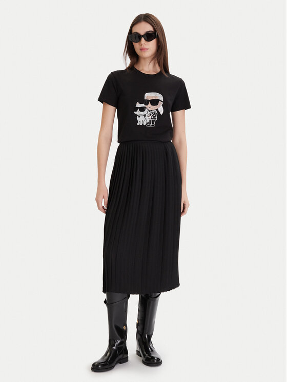 KARL LAGERFELD KARL LAGERFELD T-Shirt A1W17131 Czarny Regular Fit