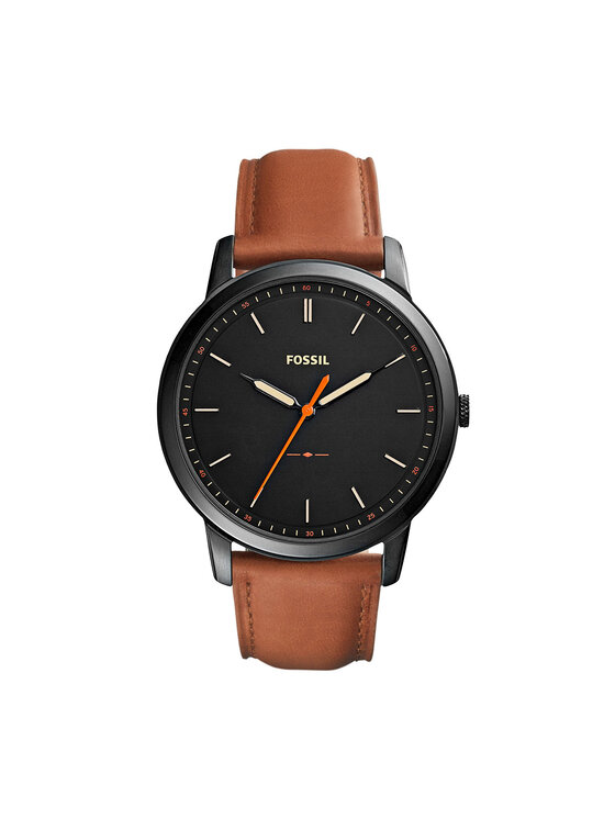 Fossil Hodinky The Minimalist 3H FS5305 Hnedá