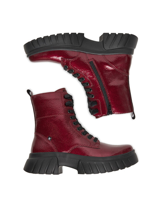 Rieker Rieker Schnürschuhe CEO-W1870-35 Dunkelrot