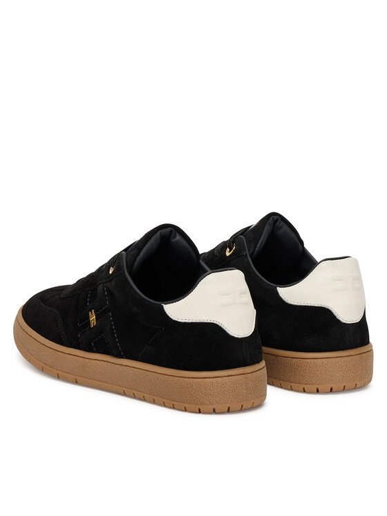 Elisabetta Franchi Elisabetta Franchi Sneakersy Low Cut Lace Up F4A9-E0340-0071 S Černá