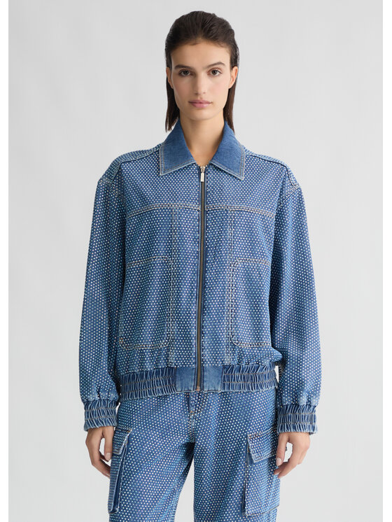 Liu Jo Liu Jo Giacca di jeans UA5166DS06978837 Celeste Regular Fit