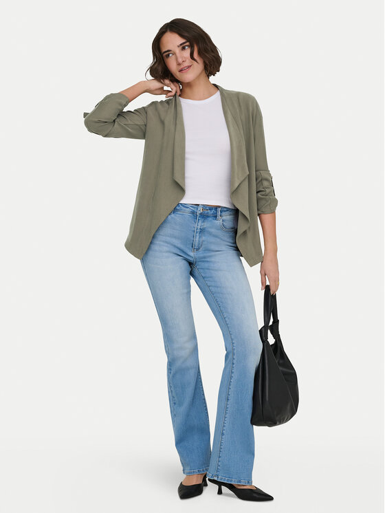 ONLY ONLY Marynarka Lalia 15367395 Khaki Regular Fit