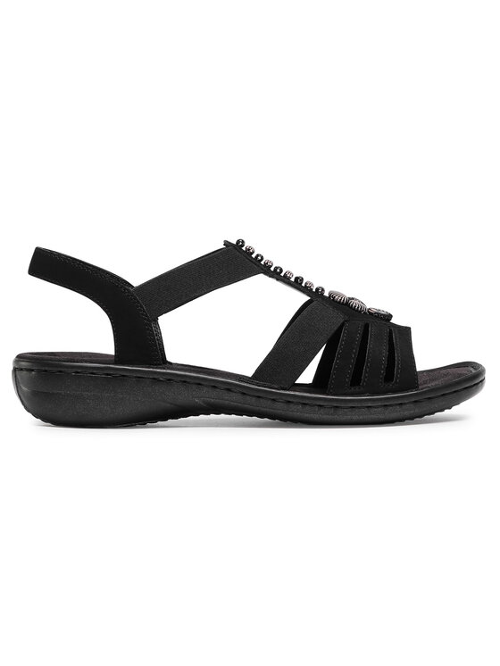 Rieker Rieker Sandali 60806-00 Nero
