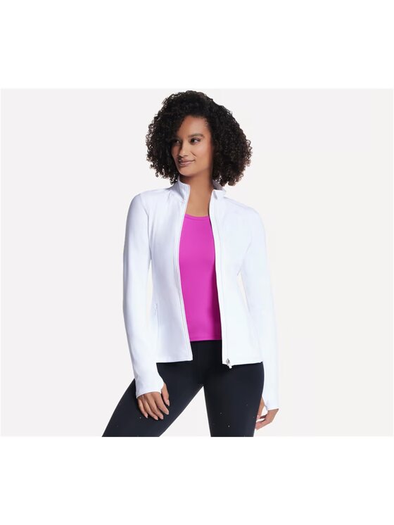 Skechers Skechers Bluza JA132-WHT Biały Regular Fit