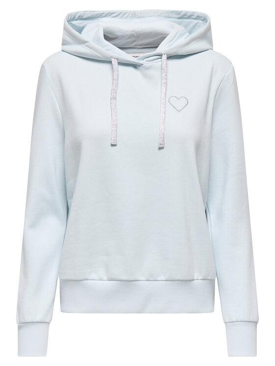 ONLY ONLY Mikina Noli 15312874 Světle modrá Regular Fit