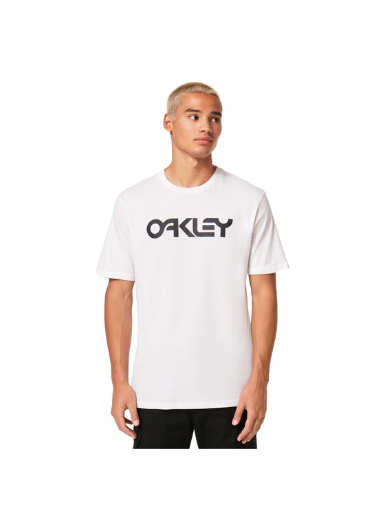 Oakley Oakley T-Shirt FOA404011 Biały Regular Fit