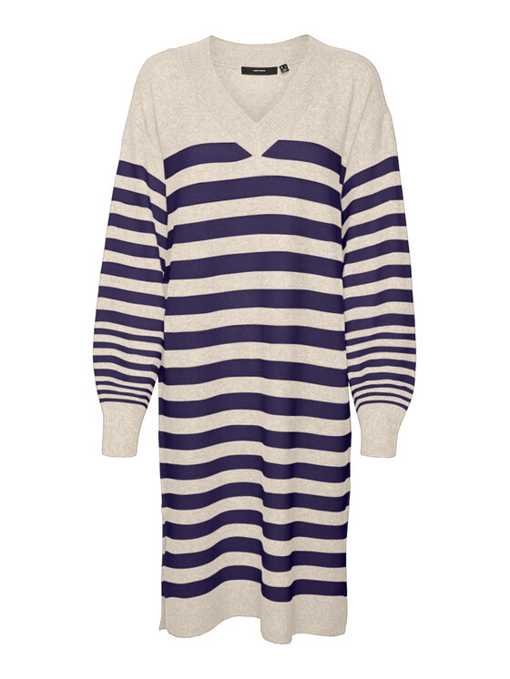 Vero Moda Vero Moda Trikotažinė suknelė 10291350 Smėlio Loose Fit